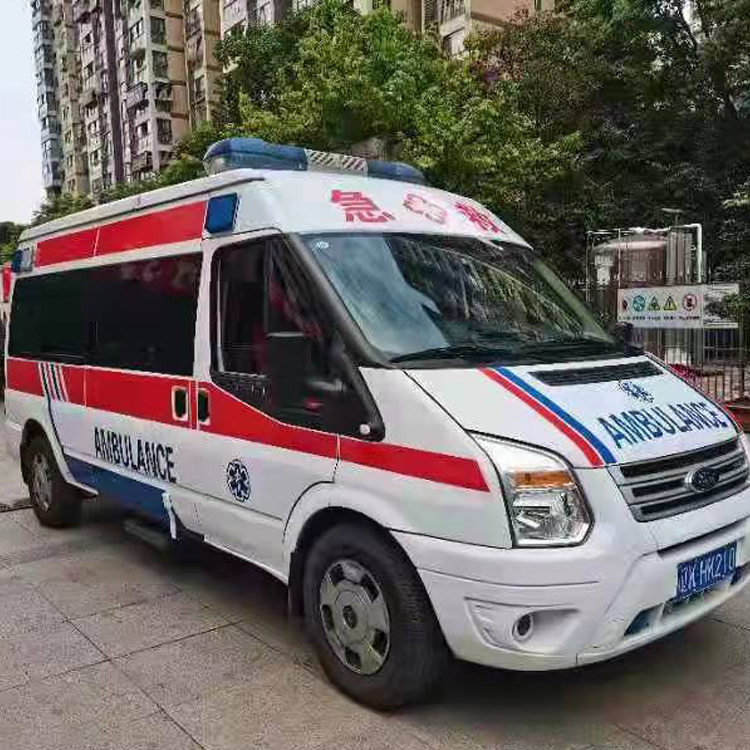 滑县长途救护车护送病人返乡